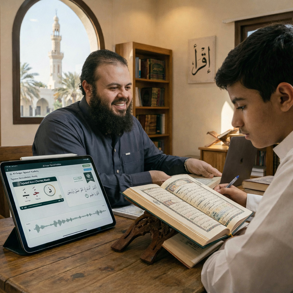 صورة معبرة عن التعليم الديني الرقمي